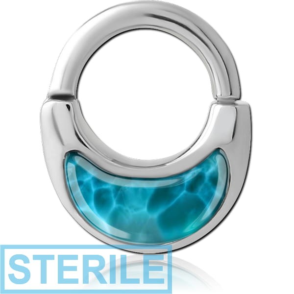STERILE SURGICAL STEEL HINGED SEPTUM CLICKER