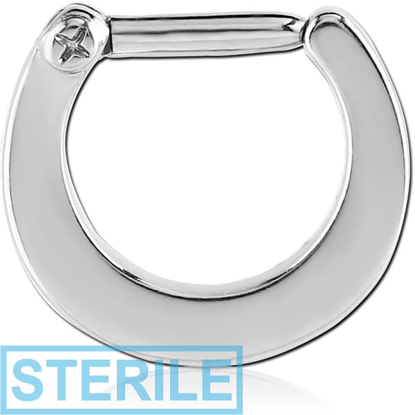 STERILE SURGICAL STEEL HINGED SEPTUM CLICKER