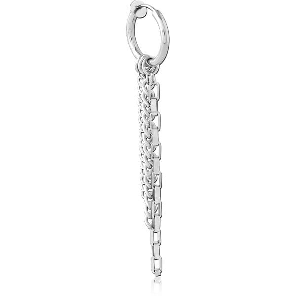 316L SURGICAL STEEL STERILE FASHION HOOP EARRING