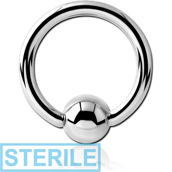 STERILE SURGICAL STEEL SLAVE BALL CLOSURE RING