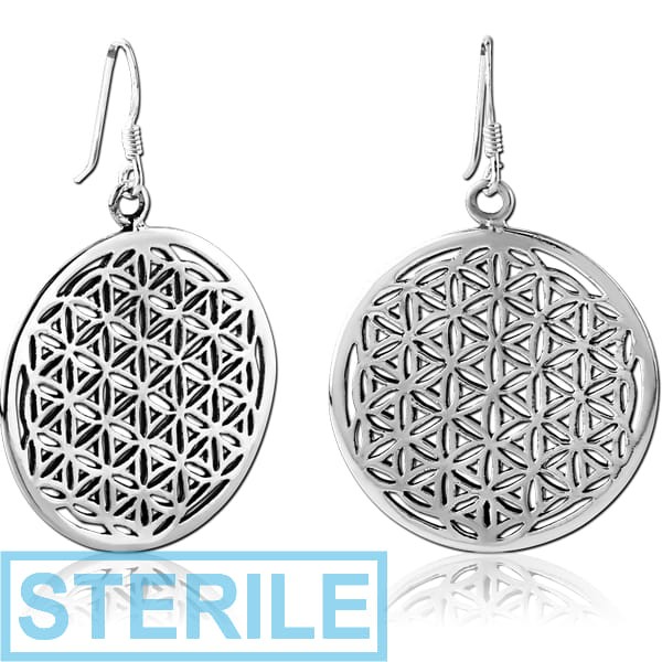 STERILE STERLING SILVER 925 EARRINGS PAIR - FILIGREE