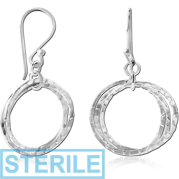 STERILE STERLING SILVER 925 EARRINGS PAIR