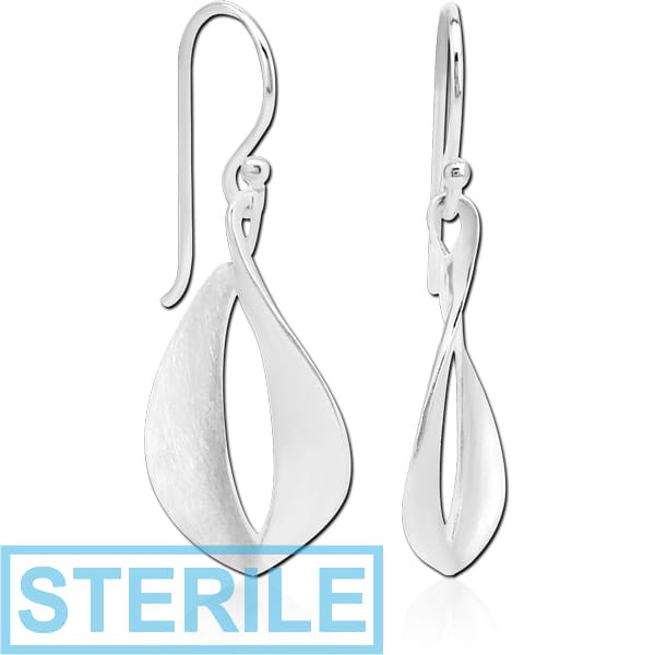 STERILE STERLING SILVER 925 EARRINGS PAIR