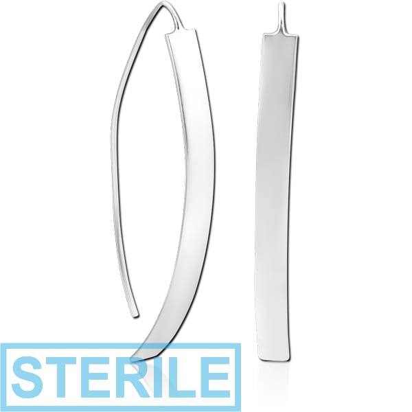 STERILE STERLING SILVER 925 EARRINGS PAIR