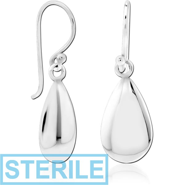 STERILE STERLING SILVER 925 EARRINGS PAIR - DROP