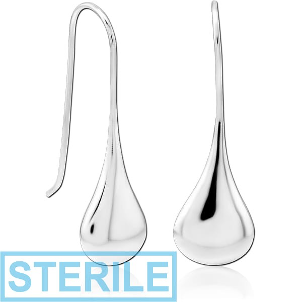 STERILE STERLING SILVER 925 EARRINGS PAIR
