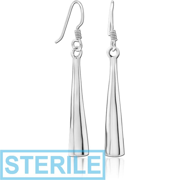 STERILE STERLING SILVER 925 EARRINGS PAIR
