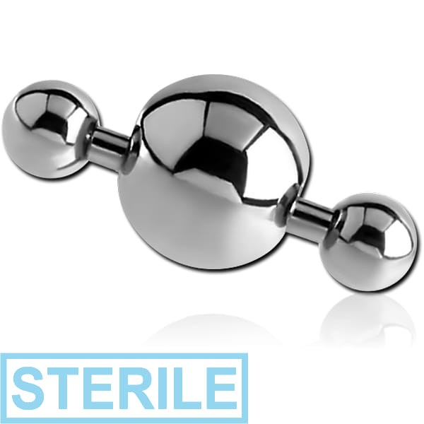 STERILE SURGICAL STEEL SPINNER BARBELL