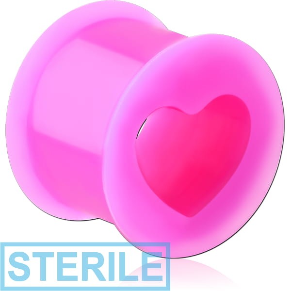 STERILE SILICONE DOUBLE FLARED HEART TUNNEL