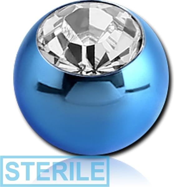 STERILE ANODISED TITANIUM VALUE JEWELLED MICRO BALL