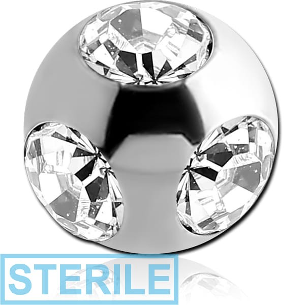 STERILE TITANIUM MULTI JEWELLED BALL