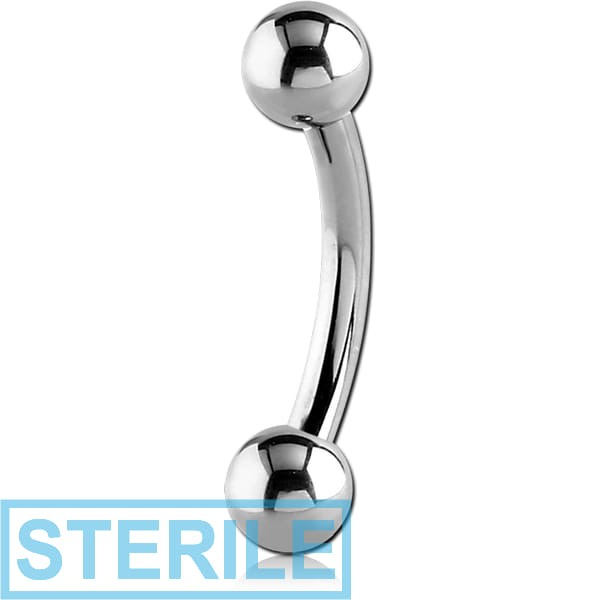 STERILE TITANIUM CURVED MICRO BARBELL