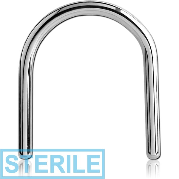 STERILE SURGICAL STEEL U SHAPE SEPTUM RETAINER