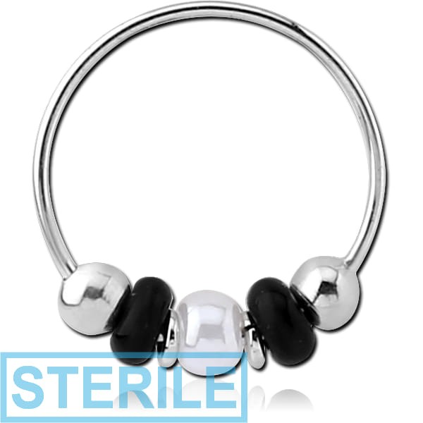 STERILE 14K WHITE GOLD SEAMLESS RING