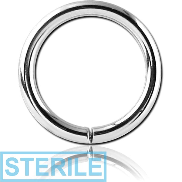STERILE 18K WHITE GOLD SEAMLESS RING