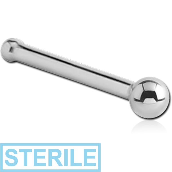 STERILE W18K WHITE GOLD NOSE BONE