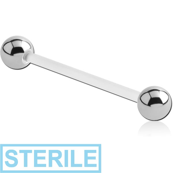 STERILE BIOFLEX BARBELL WITH TITANIUM BALLS