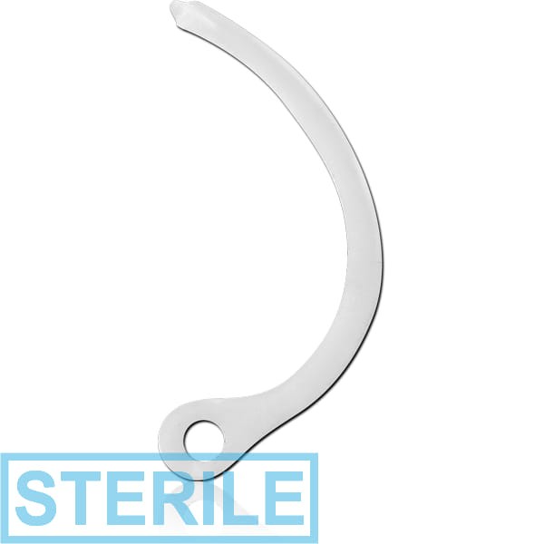 STERILE BIOFLEX SLAVE RING CURVED BARBELLPIN