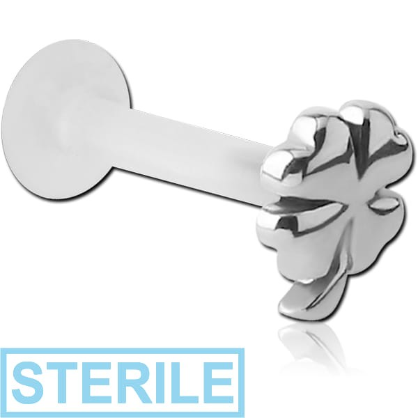 STERILE BIOFLEX INTERNAL LABRET WITH SURGICAL STEEL ATTACHMENT