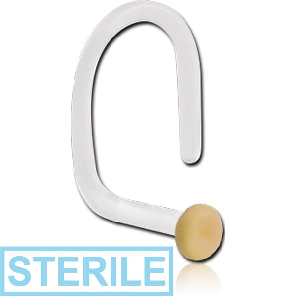 STERILE BIOFLEX INTERNAL CURVED NOSE STUDS AND 2MM DISC