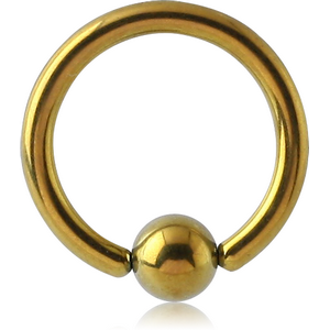 ANODISED SURGICAL STEEL BALL CLOSURE RING