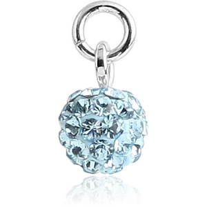 CRYSTALINE JEWELLED BALL CHARM