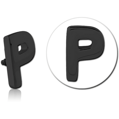 BLACK PVD COATED SURGICAL STEEL ATTACHMENT FOR 1.6MM INTERNALLY THREADED PINS - P