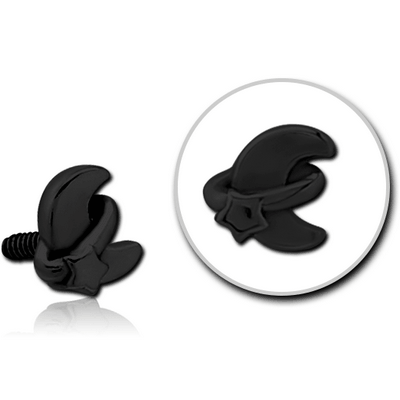 BLACK PVD COATED SURGICAL STEEL MICRO ATTACHMENT FOR 1.2MM INTERNALLY THREADED PINS - ANNULAR ECLIPSE AND STAR