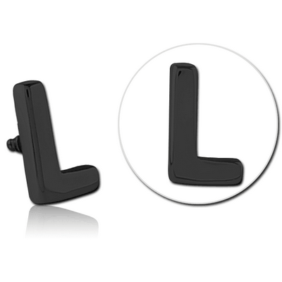 BLACK PVD COATED SURGICAL STEEL MICRO ATTACHMENT FOR 1.2MM INTERNALLY THREADED PINS - L