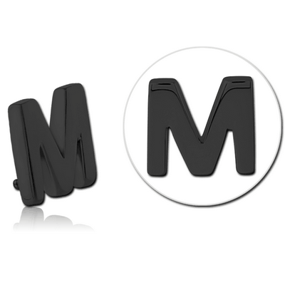 BLACK PVD COATED SURGICAL STEEL MICRO ATTACHMENT FOR 1.2MM INTERNALLY THREADED PINS - M
