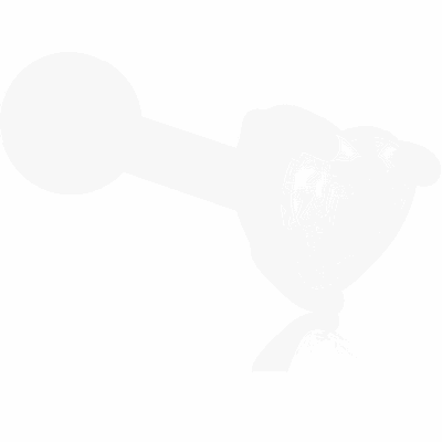 BLACK PVD COATED SURGICAL STEEL JEWELLED TRAGUS MICRO BARBELL - HEART