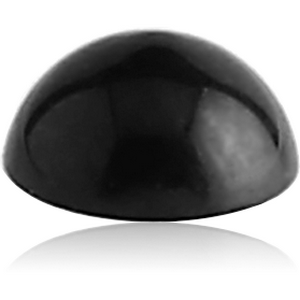 BLACK PVD COATED SURGICAL STEEL MICRO HALF BALL
