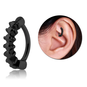BLACK PVD COATED SURGICAL STEEL ROOK CLICKER