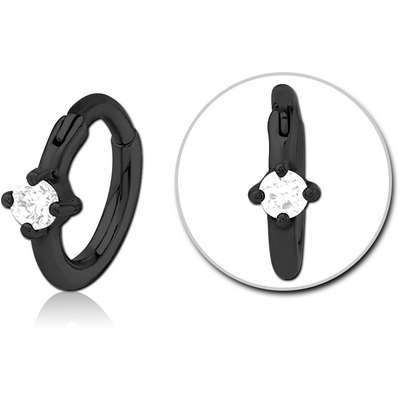 BLACK PVD COATED SURGICAL STEEL JEWELLED MULTI PURPOSE CLICKER