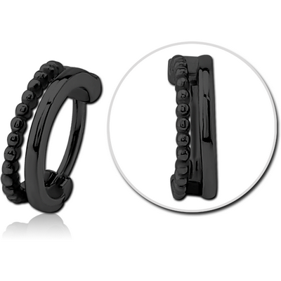 BLACK PVD COATED SURGICAL STEEL MULTI PURPOSE CLICKER