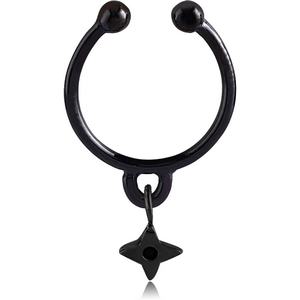 Black septum jewelry discount
