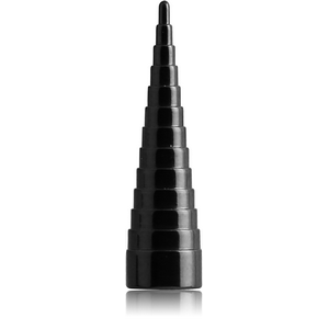BLACK PVD COATED SURGICAL STEEL STEPPED DUMBBELL