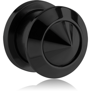 BLACK PVD COATED STAINLESS STEEL THREADED TUNNEL