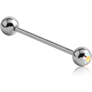 SURGICAL STEEL PREMIUM CRYSTAL JEWELLED BARBELL