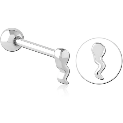 SURGICAL STEEL BARBELL - SPERM