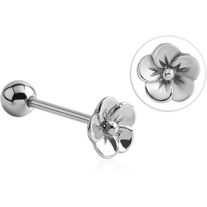 SURGICAL STEEL BARBELL - FLOWER