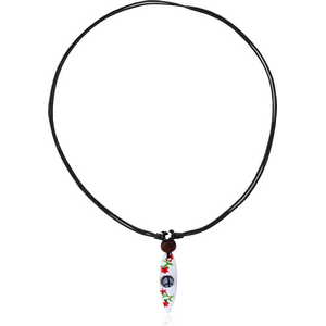 ORGANIC WOODEN NECKLACE SURFBOARD
