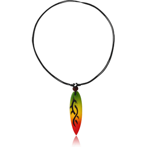 ORGANIC WOODEN NECKLACE SURFBOARD