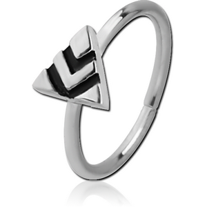 SURGICAL STEEL SEAMLESS RING - TRIANGLE
