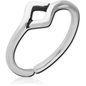 SURGICAL STEEL SEAMLESS RING - RHOMBUS