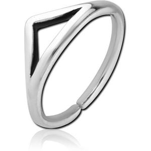 SURGICAL STEEL SEAMLESS RING - TRIANGLE