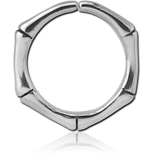 SURGICAL STEEL SEAMLESS RING - BONES