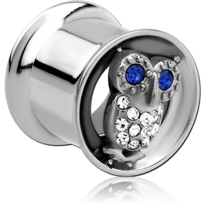 STAINLESS STEEL DOUBLE FLARED INTERNALLY THREADED TUNNEL - OWL