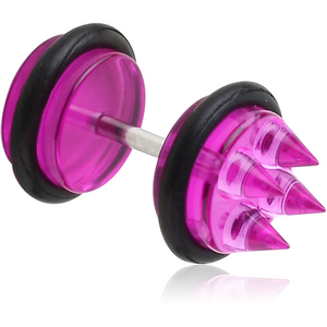 UV ACRYLIC SPIKES FAKE PLUG