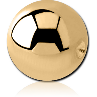 GOLD PVD 18K COATED SURGICAL STEEL BALL FOR BALL CLOSURE RING